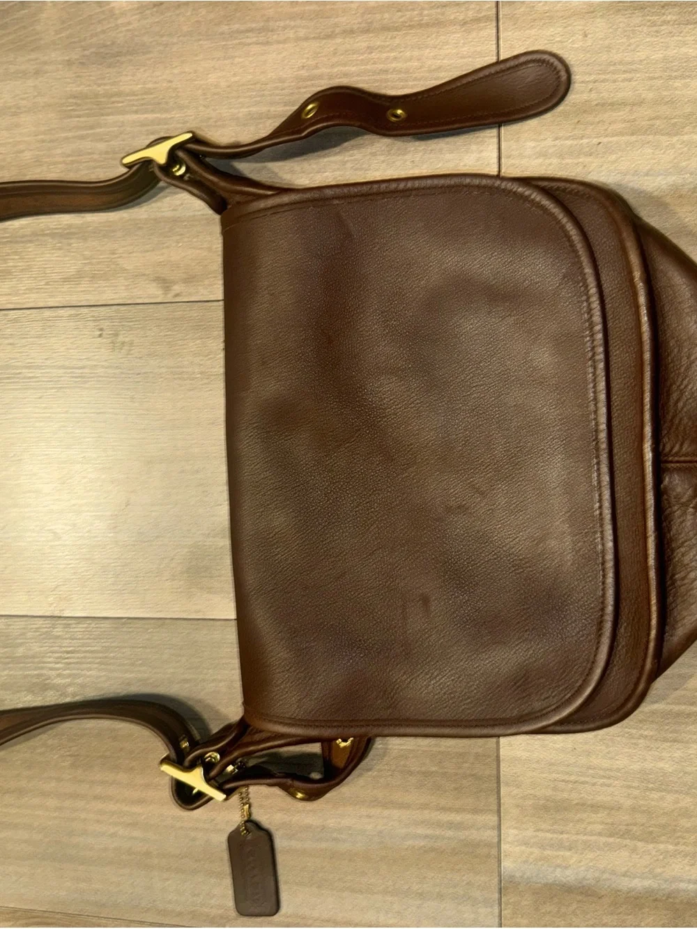 Coach Vintage Patricia Crossbody Bag  w/ Wallet - Mahogany Brown